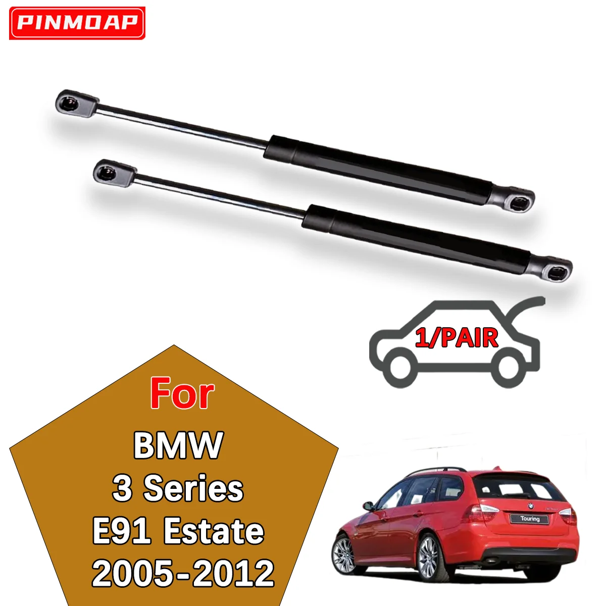 Puntal gas maletero OE 51247127875 para BMW Serie 3 E91 Touring