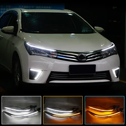 Faro CEJA LED DRL para Toyota Corolla 2014-2018 con luz diurna