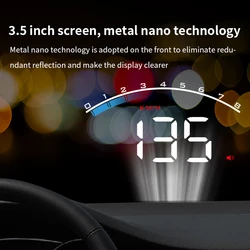 M6S pantalla HUD OBD2 con velocímetro digital para coche