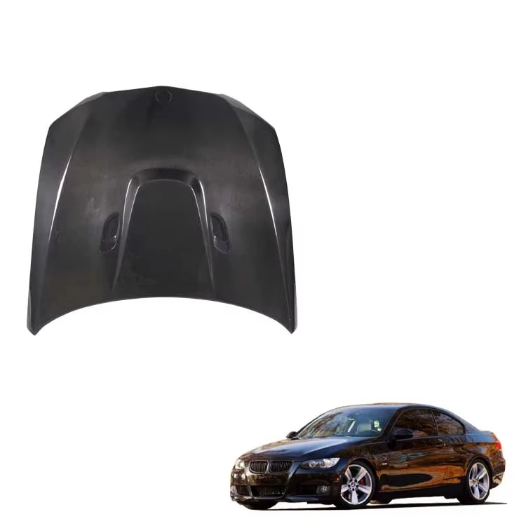 Capó de fibra de carbono Langyu estilo M3 para BMW Serie 3 E92