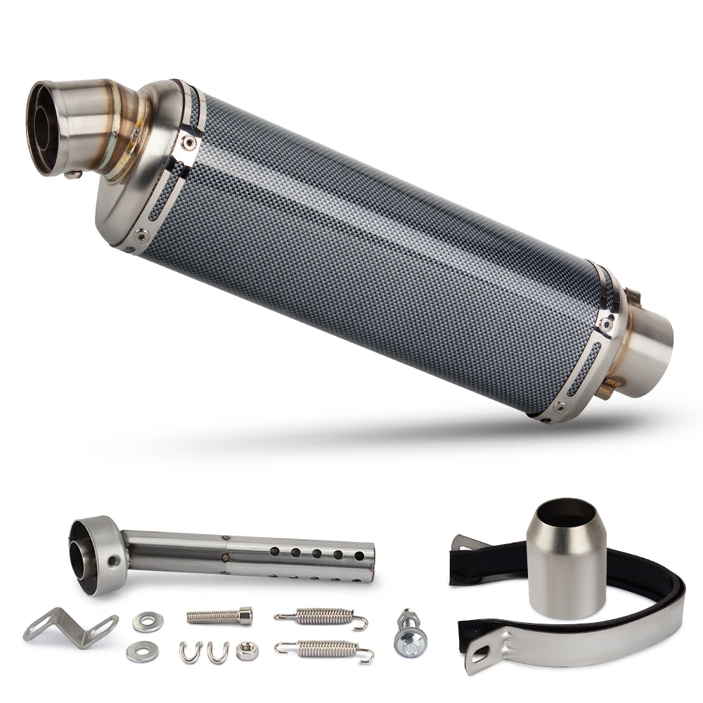 Silencioso de escape universal T98 para moto con DB Killer