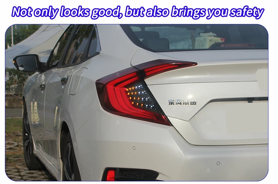 Luces traseras LED dinámicas para Honda Civic X