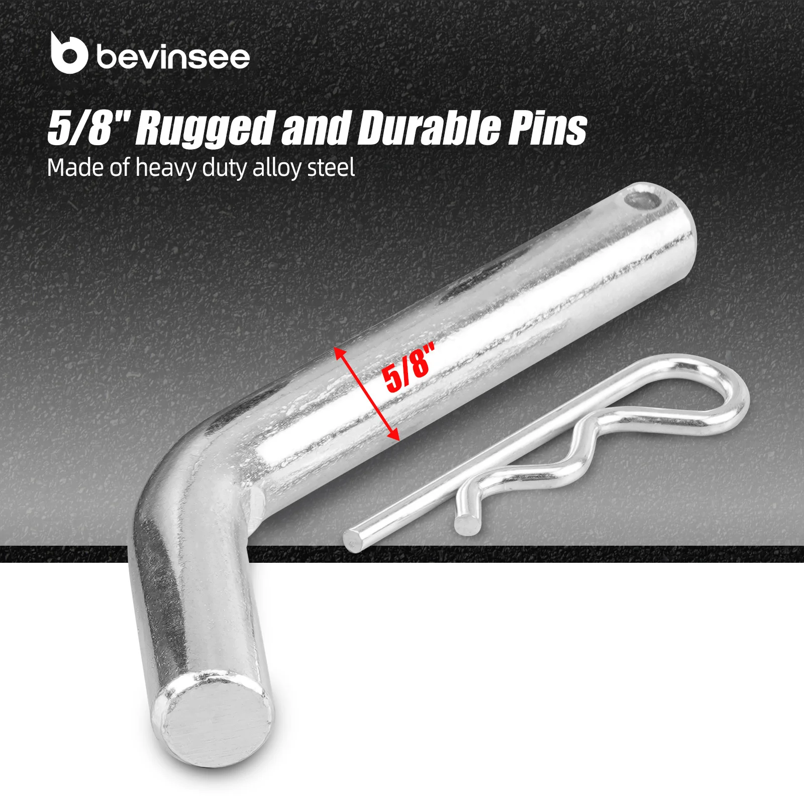 BEVINSEE 51909-35011 Soporte de enganche para Toyota 4Runner 2 pulgadas - imagen 4