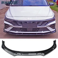 Labio delantero Hyundai Elantra 2023-2025 – Divisor negro