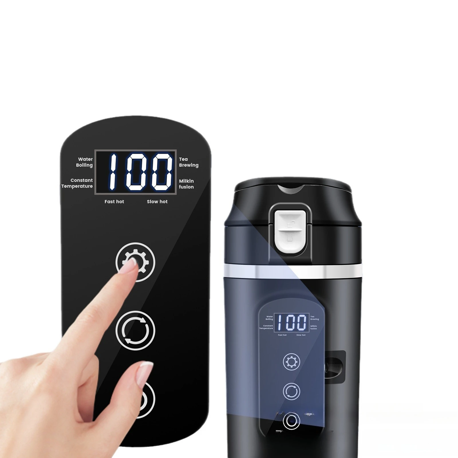 Taza calefactora universal para coche fabricada en acero inoxidable - imagen 5