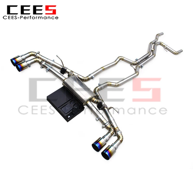 Escape CEES deportivo con válvula para Porsche Cayenne 958 V6 3.6 - imagen 2