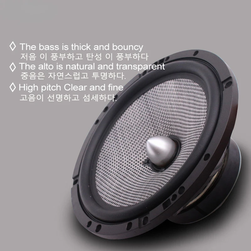 Kit de altavoces componentes 165AS 6,5 pulgadas 120 W para coche - imagen 3