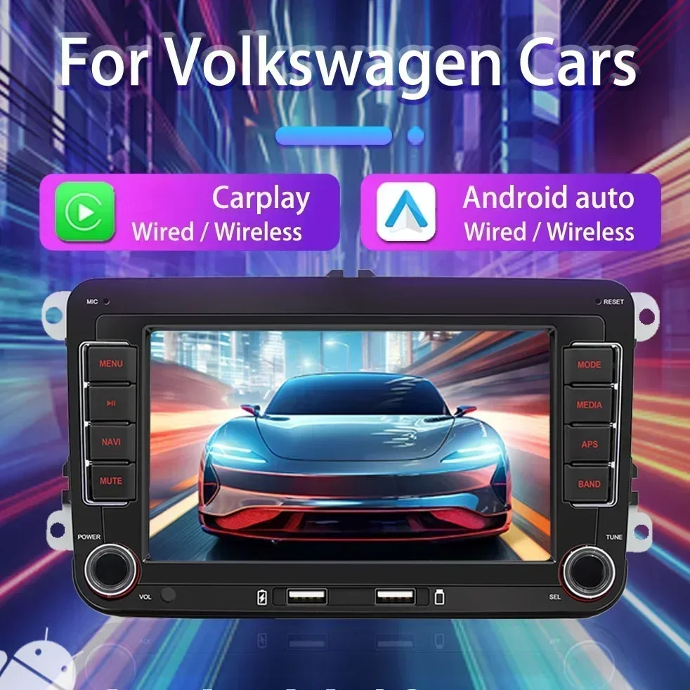 Radio Android con CarPlay y navegación – VW Passat B6/B7, Golf 5/6 - imagen 4