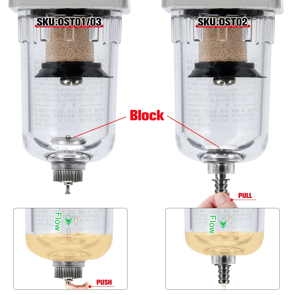 Depósito de captura de aceite universal filtrante para motor - imagen 3