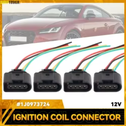 Conector bobina encendido 4 cables 1J0973724 – VW Golf V/VI