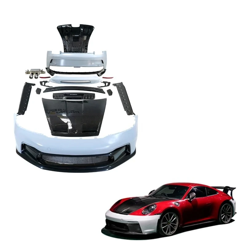 Kit carrocería fibra de carbono seco para Porsche 911 992 Carrera GT3