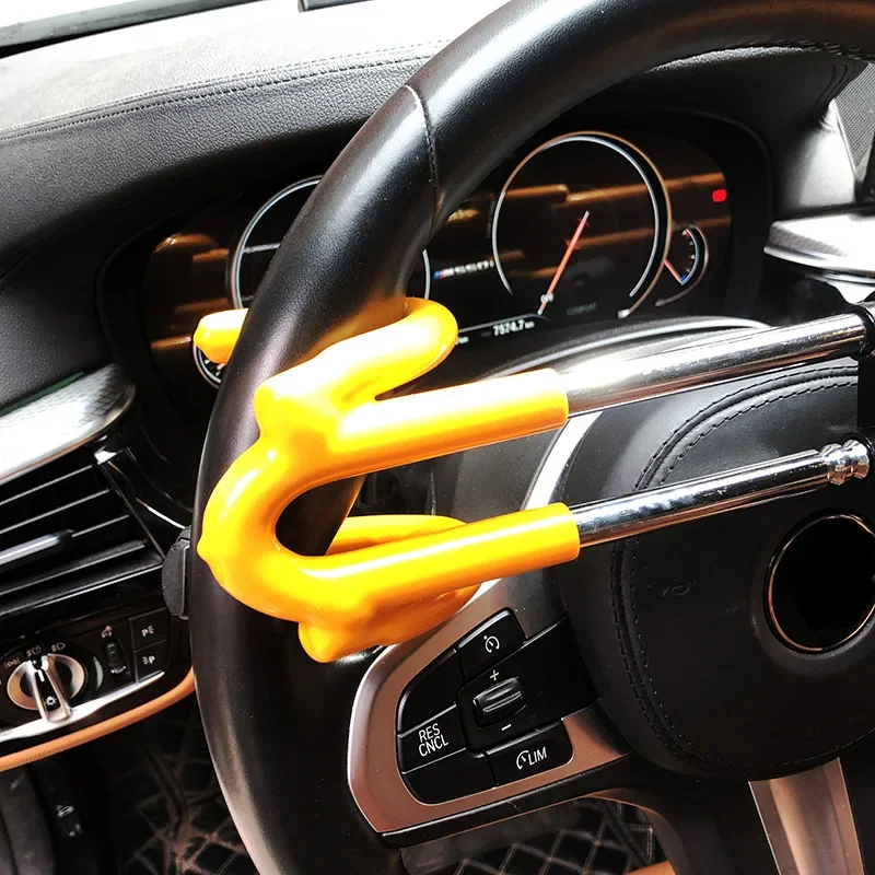 Bloqueo antirrobo para volante de coche – Barra seguridad universal