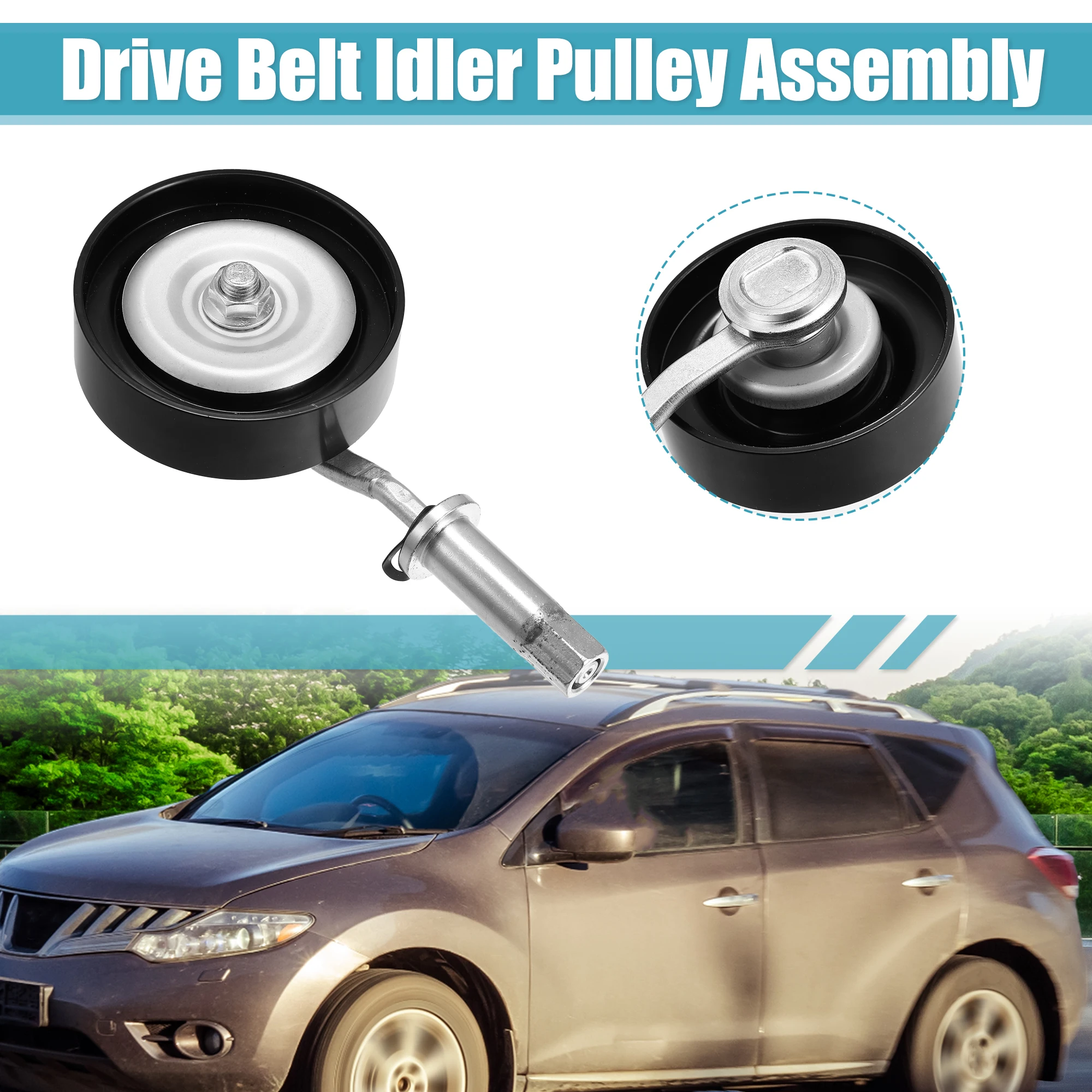 UXCELL 11925-31U0C – Polea tensora Nissan Altima y Maxima 3.5 V6