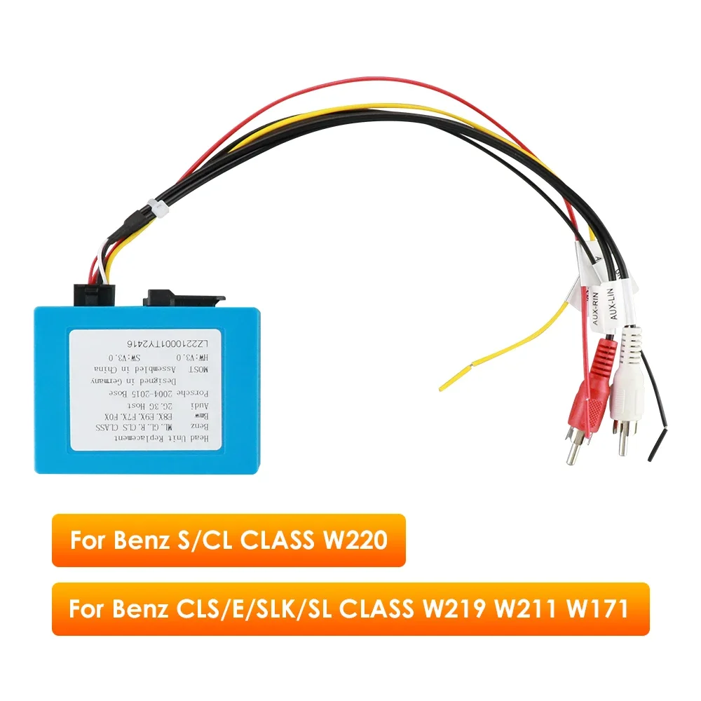 Caja fibra óptica D2B HIZPO para radio Android – Mercedes y Porsche - imagen 2