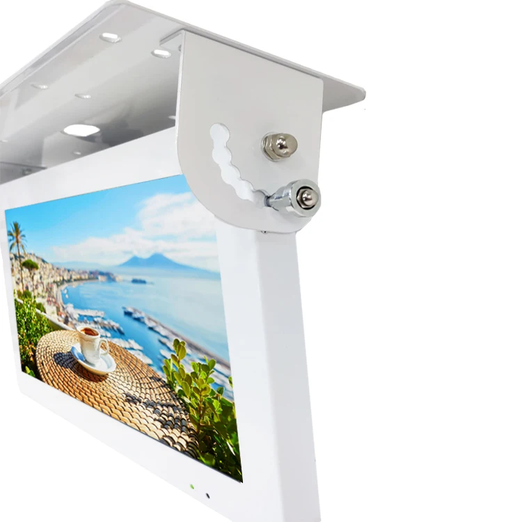 OSK QZ-1564-4G 24V/12V Pantalla de autobús Android 4G montada en el techo de 15,6 pulgadas para publicidad Pantalla de TV de coche multimedia de autobús - imagen 2