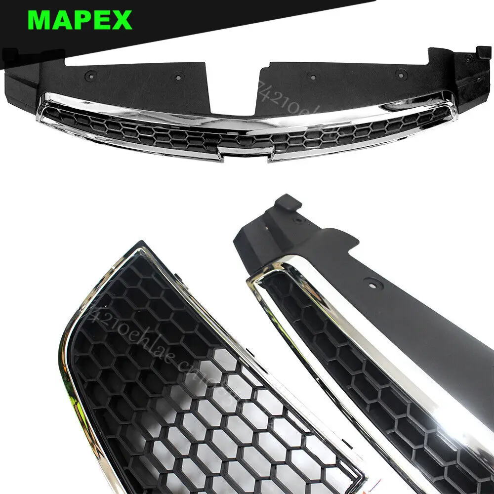 Paragolpes Chevrolet Cruze 2011-2014 con protector de rejilla - imagen 3