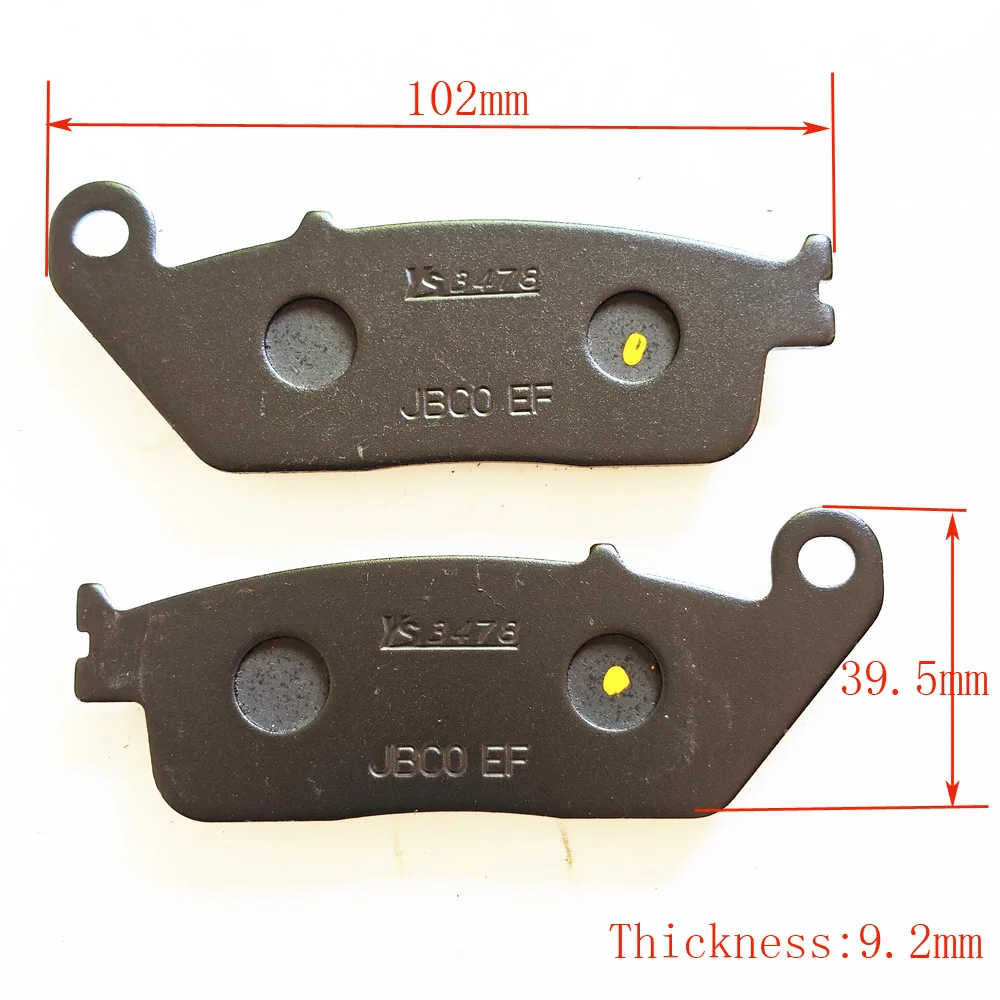 Pastillas freno delanteras y traseras LONCIN VOGE LX350 motocicleta - imagen 4