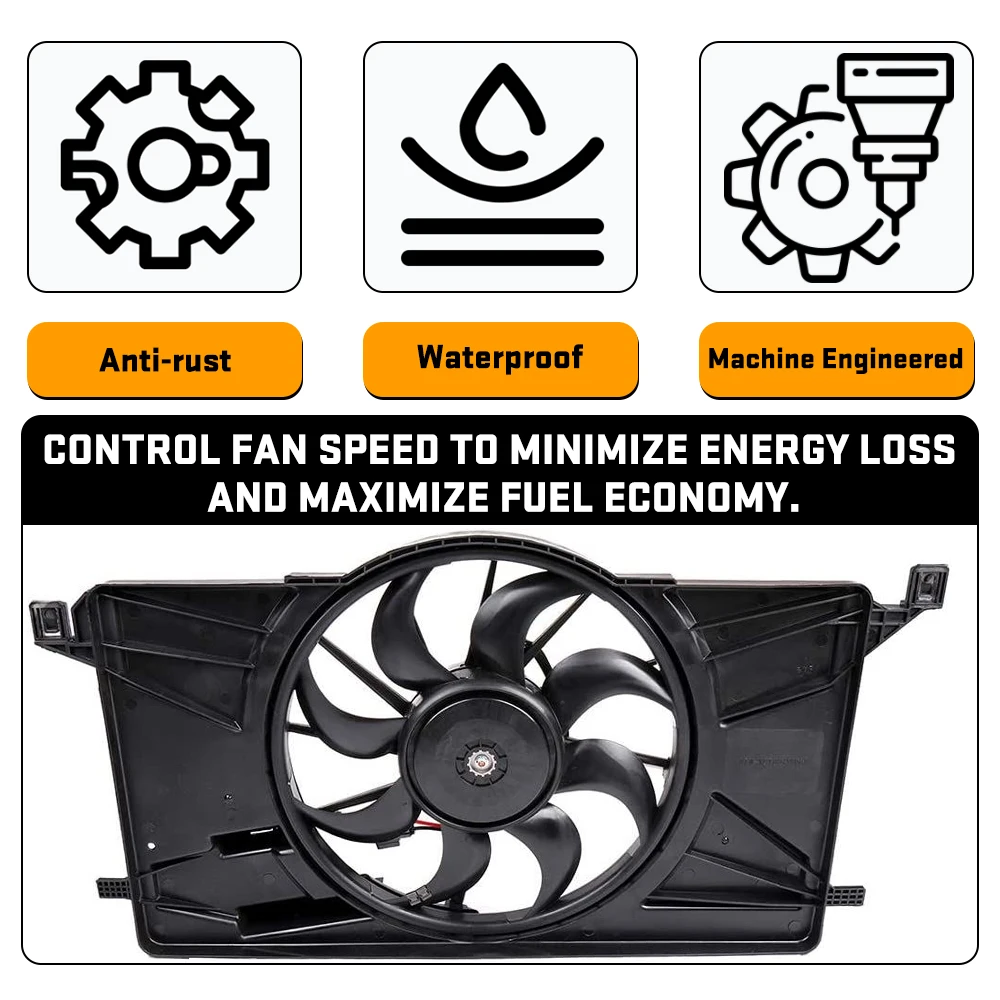 Módulo ventilador refrigeración Ford Focus 1.6 TDCI 2013-2018 OEM 1137328464 - imagen 4