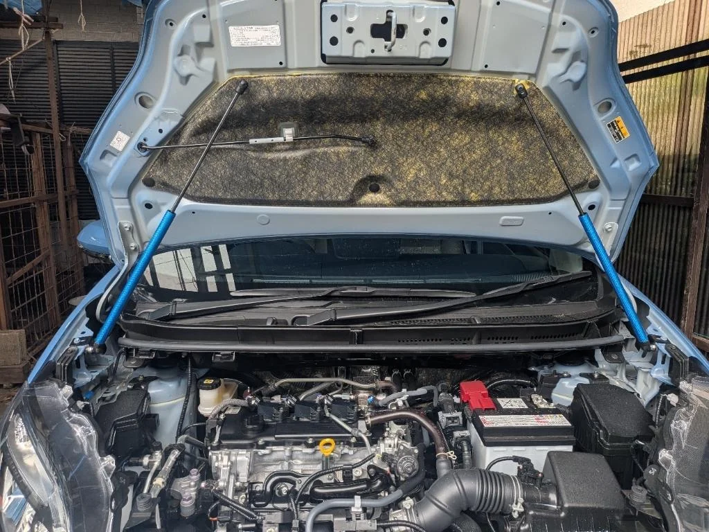 Amortiguadores de capó para Toyota Sienta 3rd (XP210) 2022, soportes de elevación de amortiguador de Gas para capó delantero, resortes de varilla de apoyo