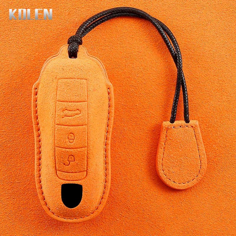 Funda cuero llavero mando para Porsche Cayenne, 911, Macan y Panamera - imagen 5