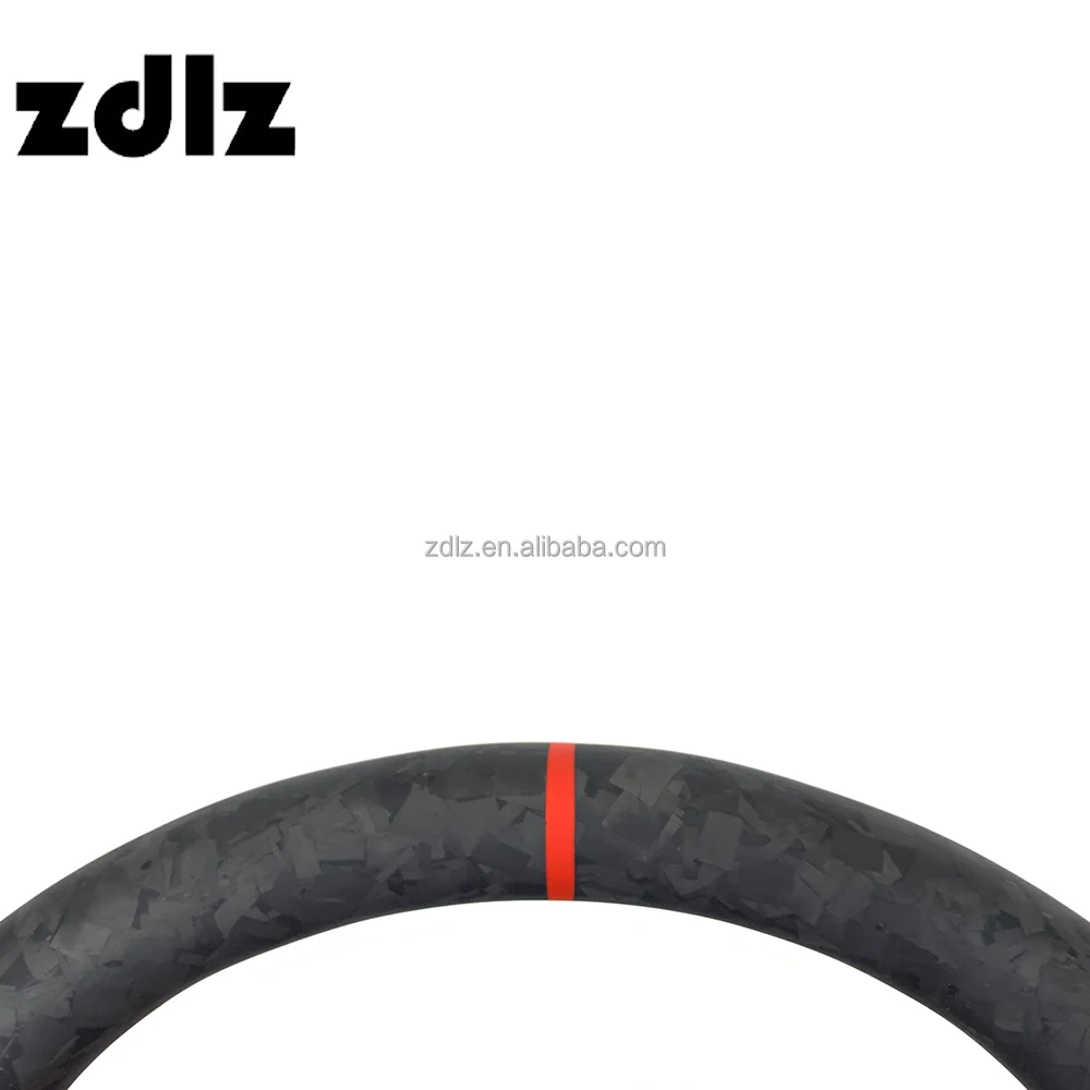 Volante de carbono forjado rojo para Audi A3 A4 S3 S4 RS3 RS4 racing - imagen 4