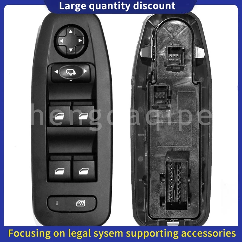 96749624 ZD adecuado para Peugeot 208 2008 interruptor elevador de ventana eléctrico del lado del conductor, interruptor regulador de ventana