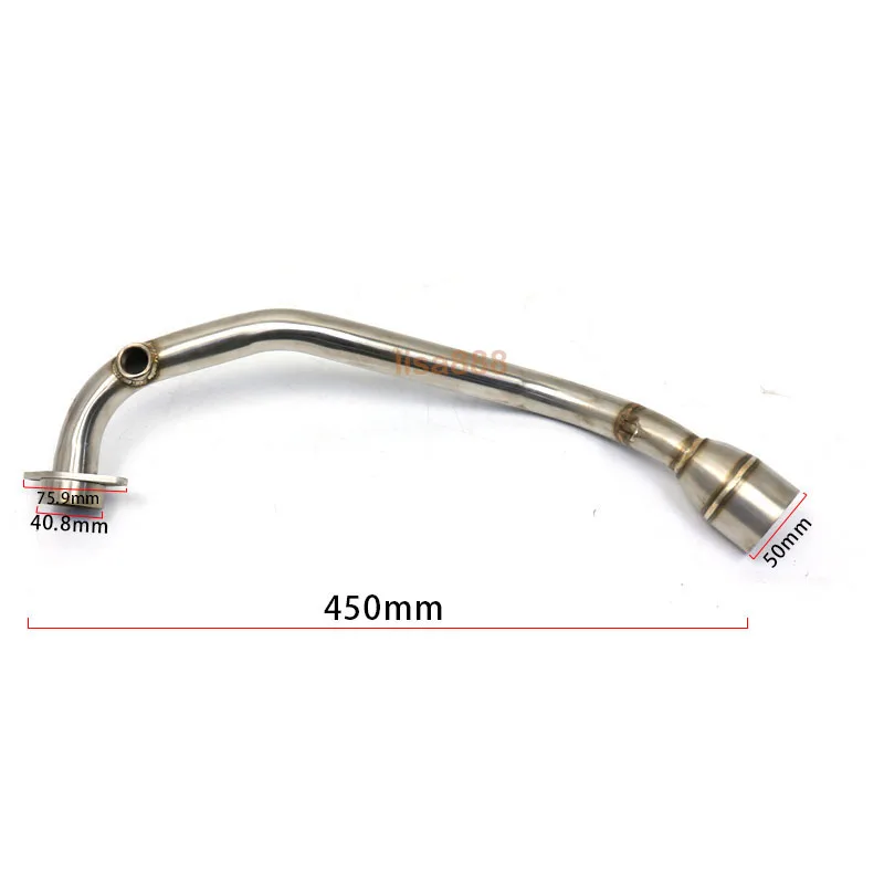 Tubo de enlace delantero de escape Yamaha NMAX, SMAX y FORCE 125/155 - imagen 2