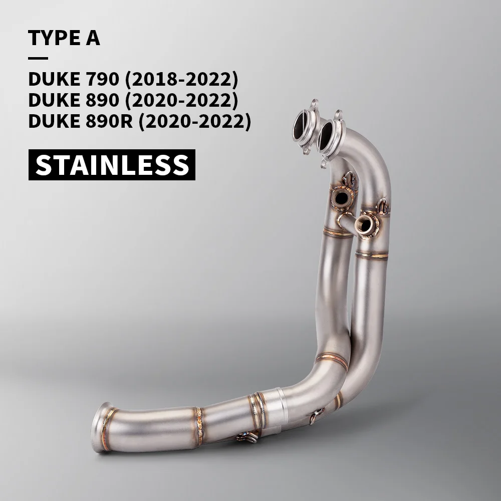 Silenciador de titanio con tubo frontal de escape para KTM Duke 790 y 890 - imagen 4