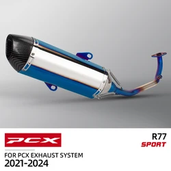 Escape completo para Honda PCX 125/150/160 con antirruidos 2021-2024
