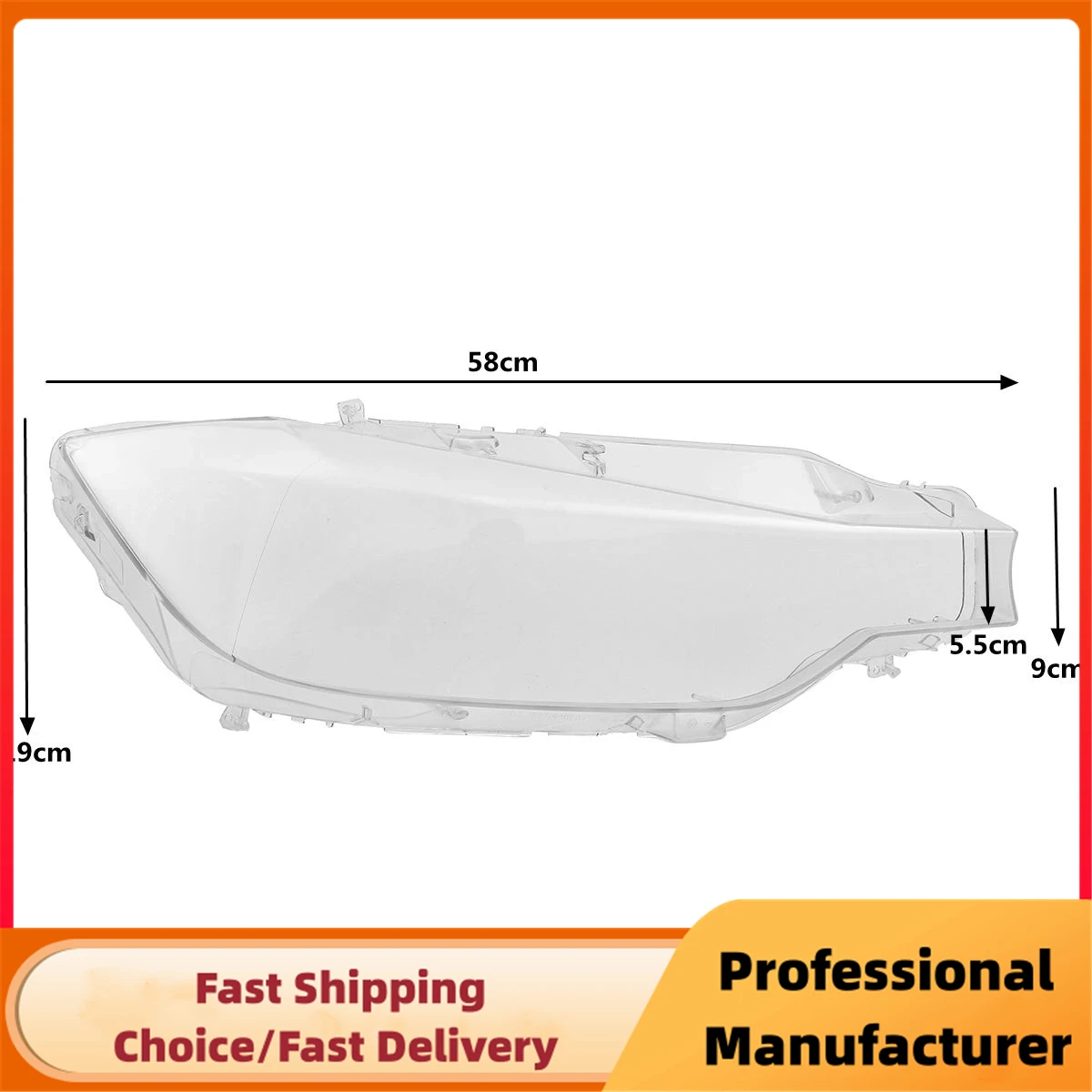 Cristales transparentes de faro delantero BMW Serie 3 F30/F31 (2013-2016) - imagen 2