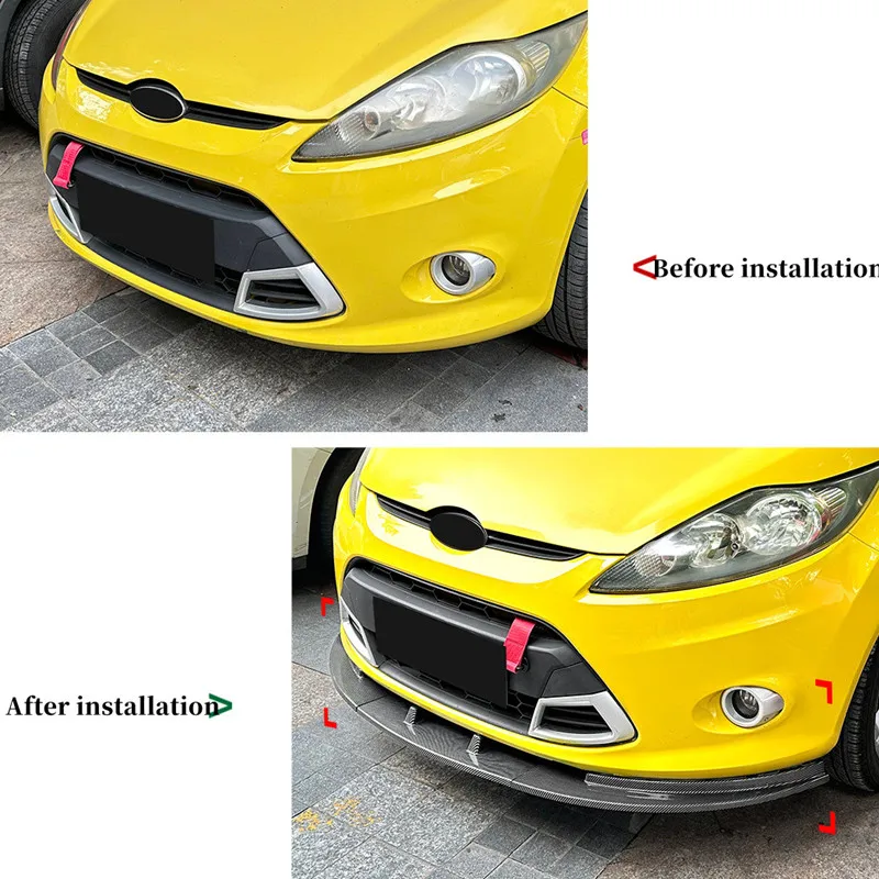 Labio parachoques ABS Ford Fiesta MK7 2008-2012 - imagen 3