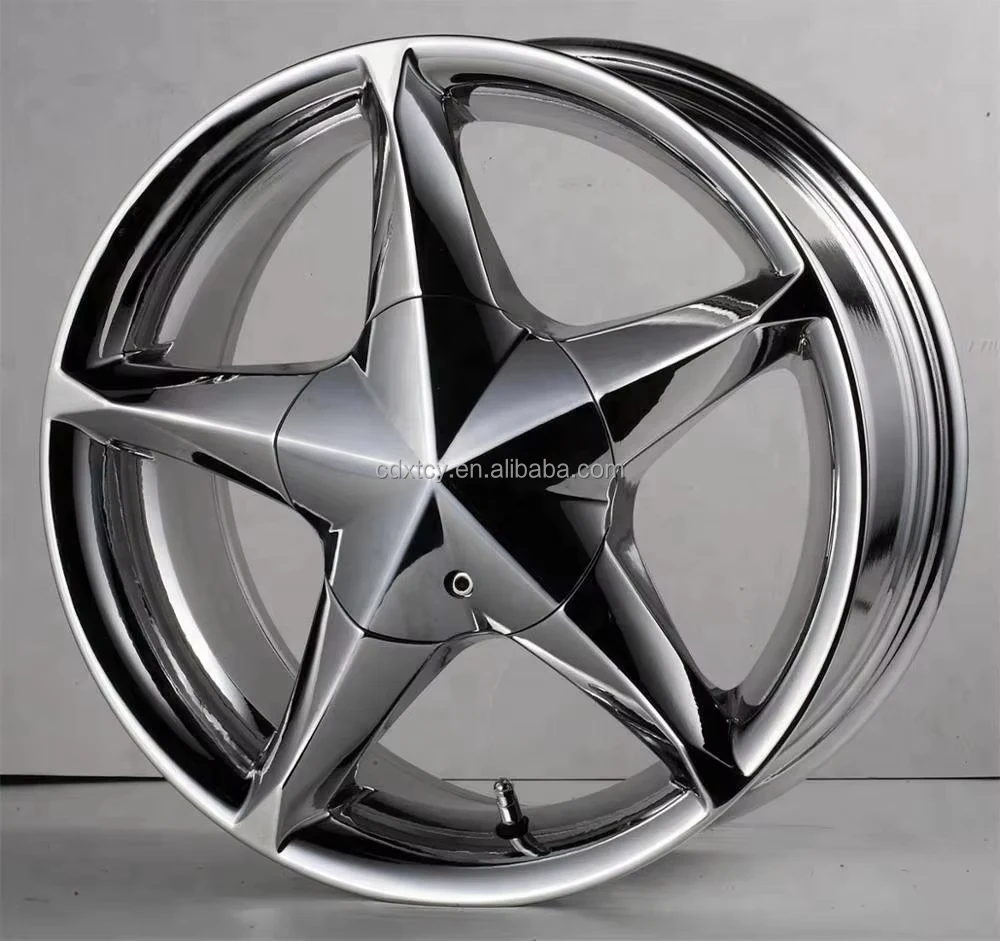 Llantas aleación cromada 15" 4X100 ET35 – 2 unidades - imagen 3