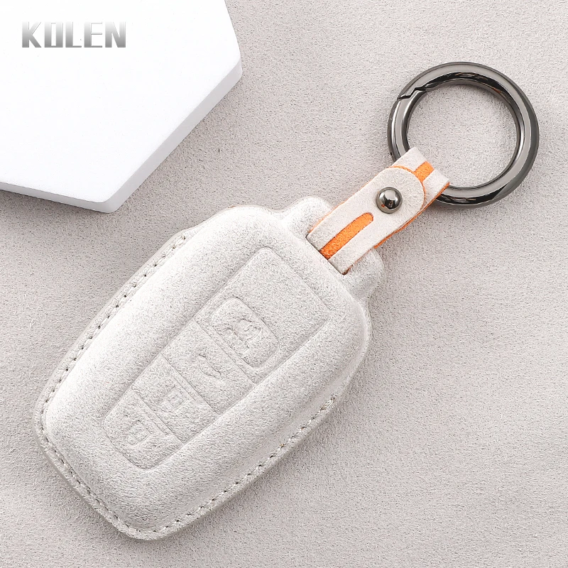 Lederen Auto Funda Llave Toyota Prius Camry Corolla C-HR RAV4 Prado - imagen 2