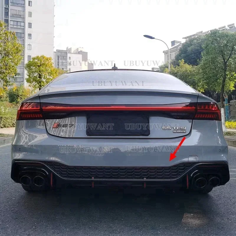 Difusor trasero con alerón labio - Audi A7 S7 Sline 2019-2020