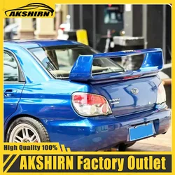 Alerón trasero fibra de vidrio negro brillo Subaru Impreza WRX STI