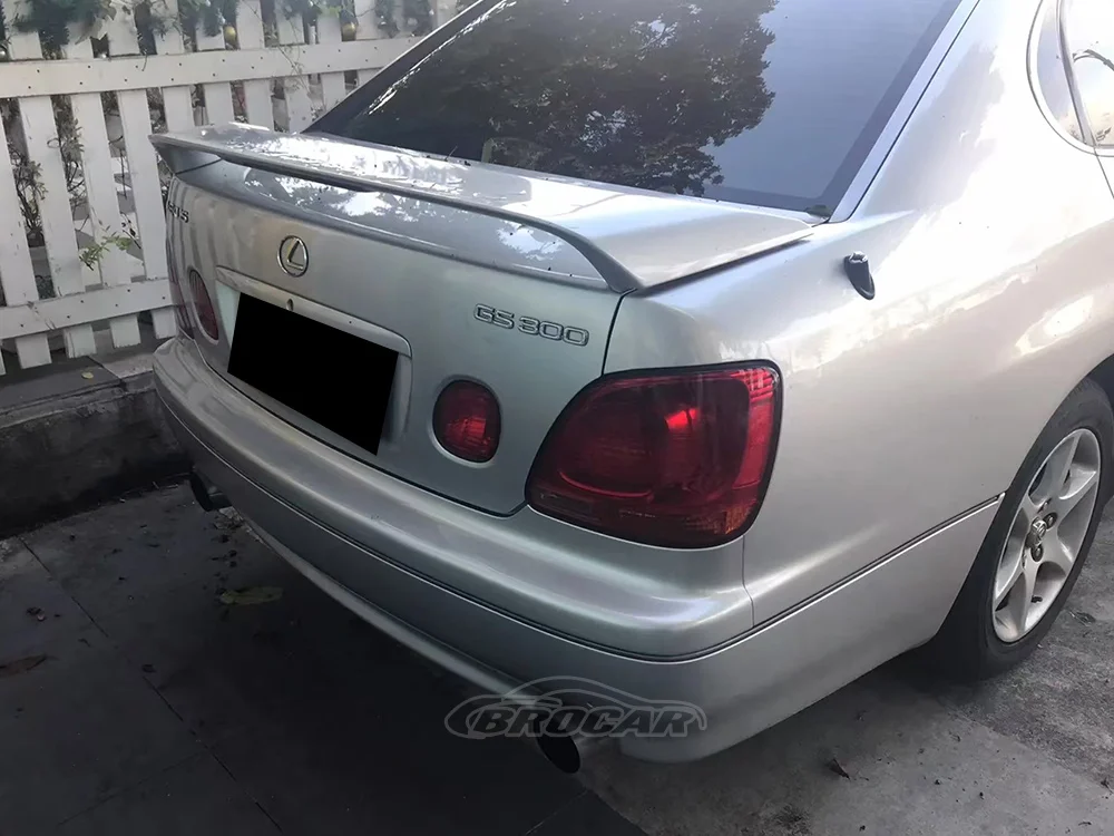 Para Lexus GS300 GS430 ARISTO 2JZ JZS 1998-2005 con estilo de luces LED alerón de plástico ABS de alta calidad alerón de maletero - imagen 3