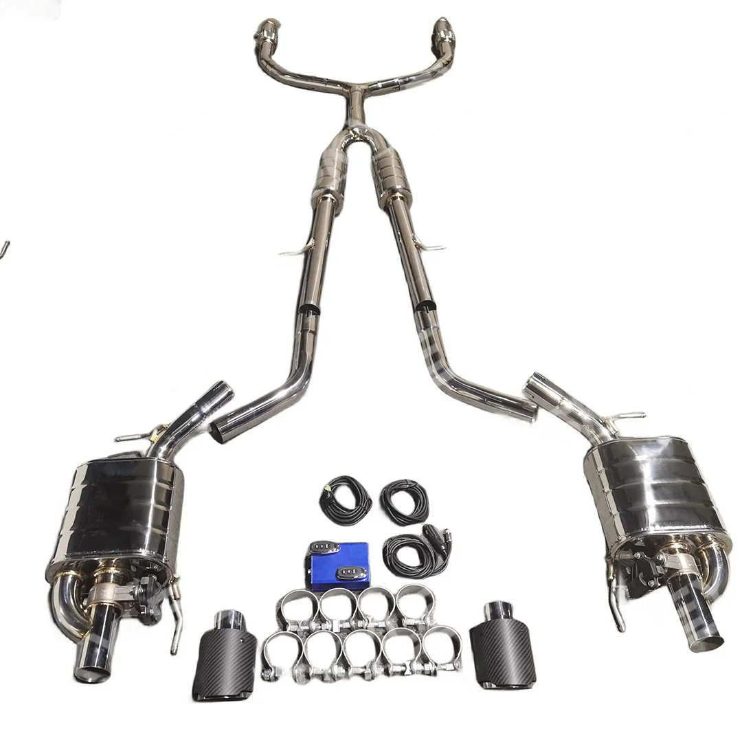 Escape deportivo Super Racing Cat Back Infiniti G37 con doble salida - imagen 2