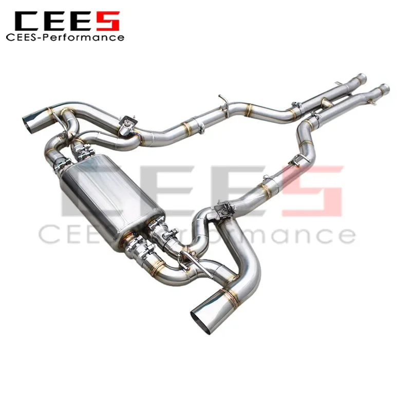 CEES Tuning Escape catback con válvula para Mercedes-AMG GT/GTS C190