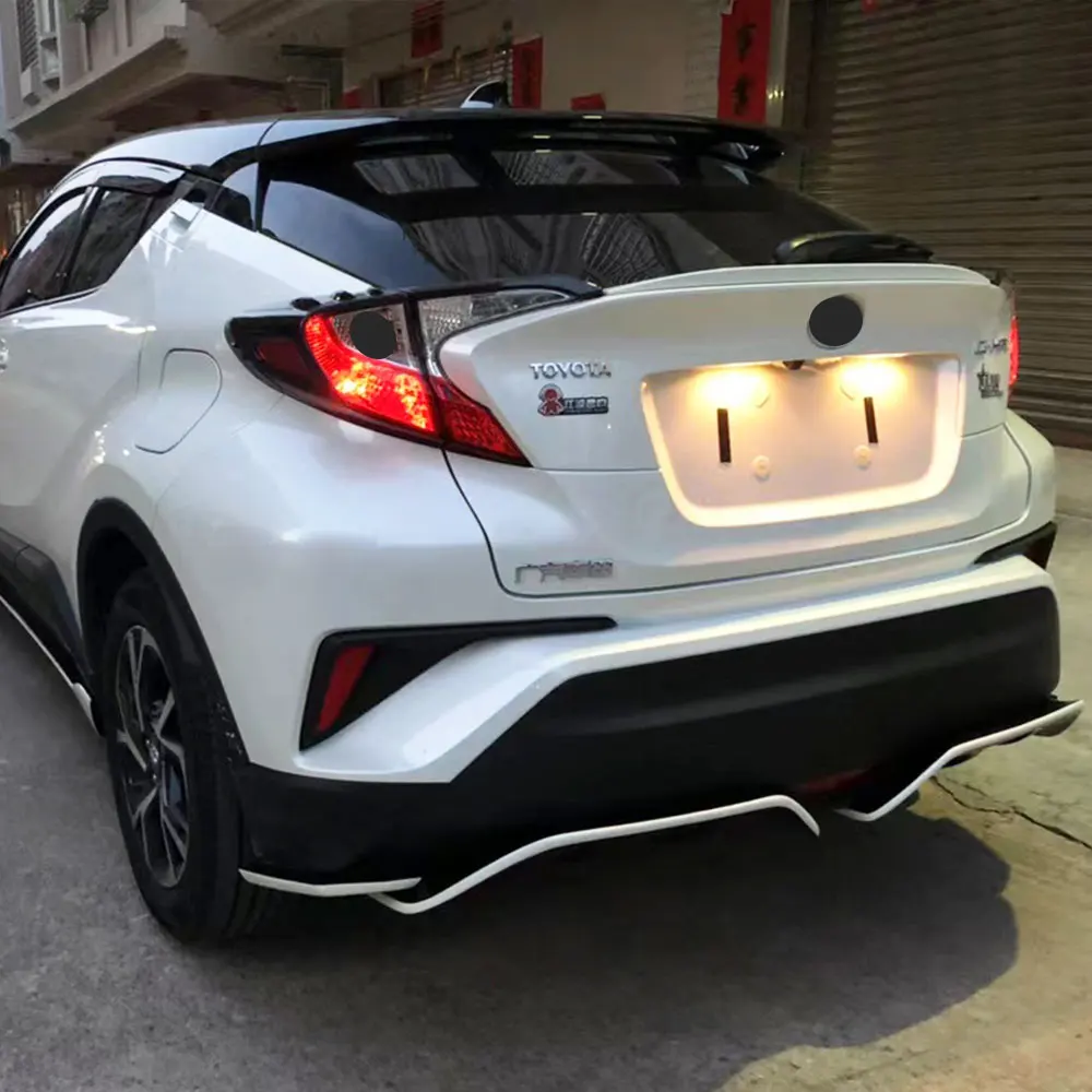 Difusor de parachoques trasero FRP para Toyota C-HR 2016-2020 - imagen 4