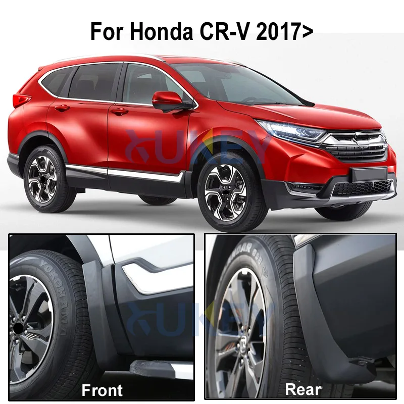 Guardabarros de coche para Honda CR-V CRV 2017-2020 guardabarros moldeados de estilo OE protectores contra salpicaduras guardabarros accesorios 08P00TLA100 - imagen 4