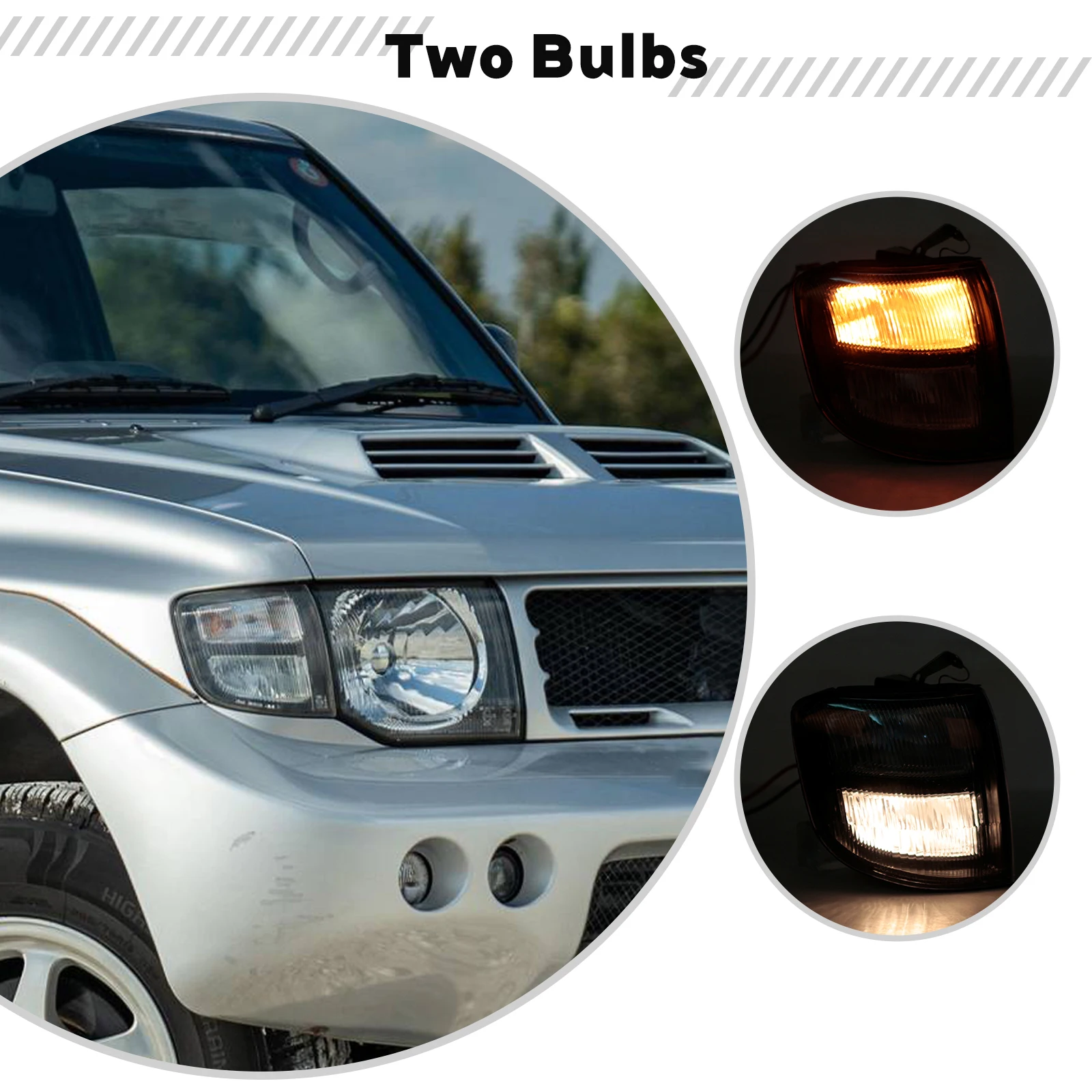 Intermitente lateral delantero Mitsubishi Pajero II V33 1997-1999 - imagen 4