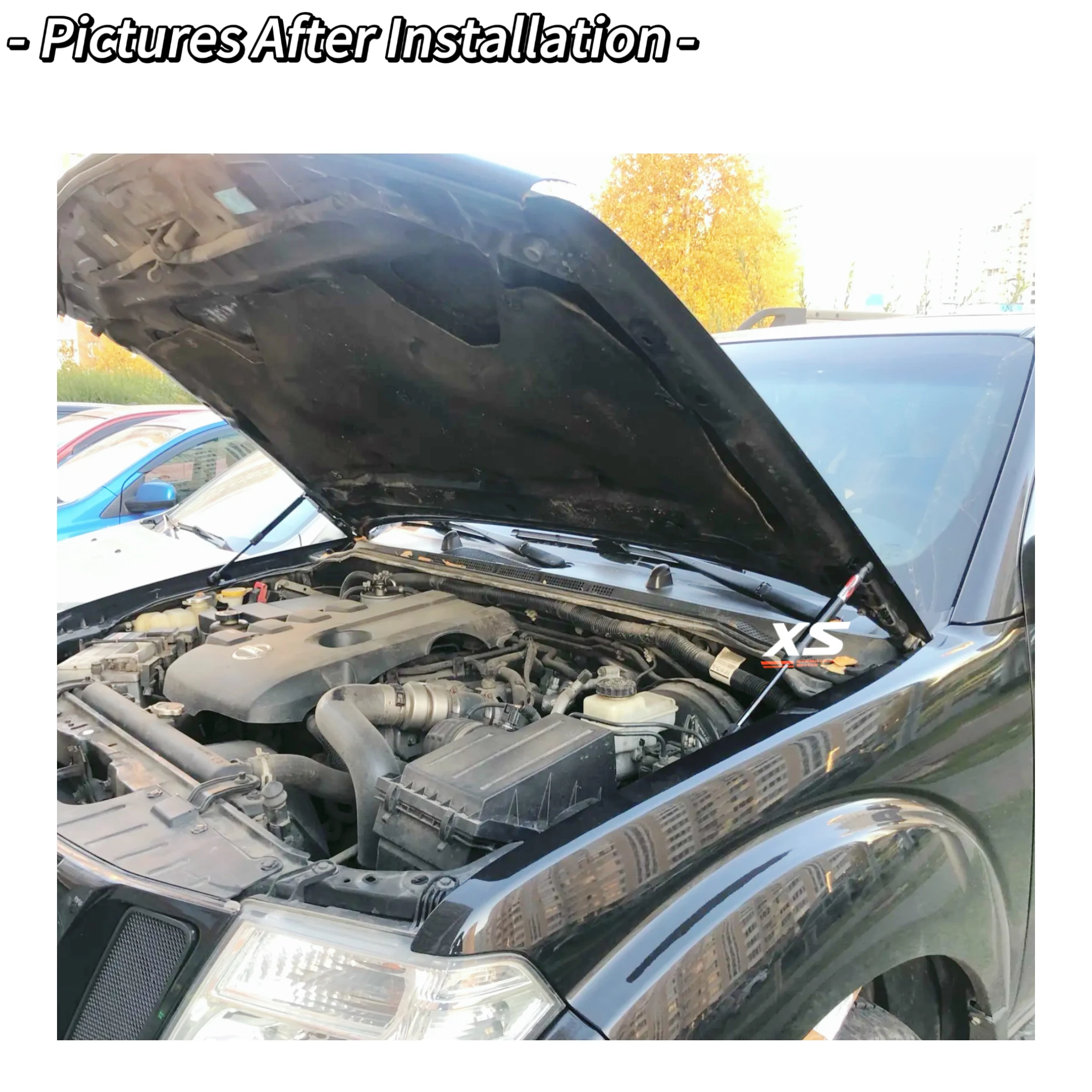 Amortiguadores de capó gas Nissan Navarra D40 Frontier Pathfinder - imagen 4