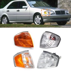 Luces de dirección laterales y frontales para Mercedes Clase C W202 (1993–2000)
