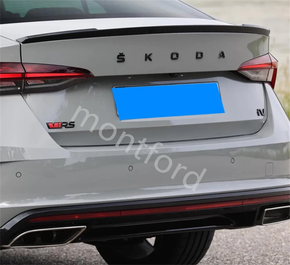 Alerón trasero ABS estilo V para Skoda Octavia 2020-2021 - imagen 4