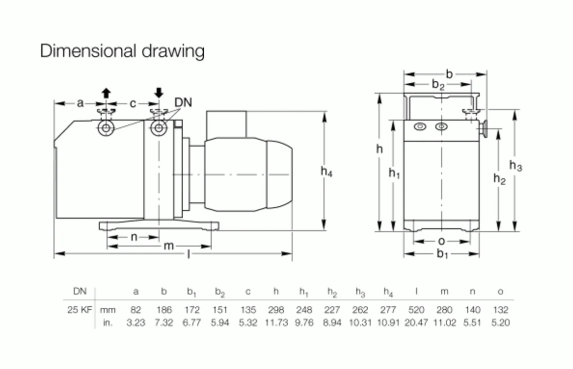 Leybold D16B Bomba de vacío de paletas rotativas de doble etapa 13,4 CFM 115/208-230V CA mecánica - imagen 3