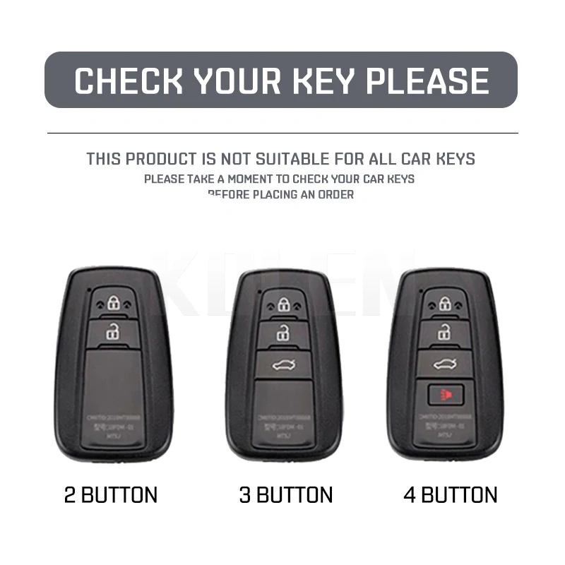 Funda de cuero para llave Toyota