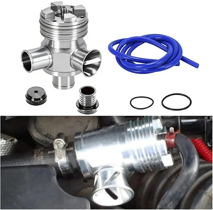 Válvula de descarga BOV de aluminio con diseño desviador