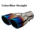 Blue straight