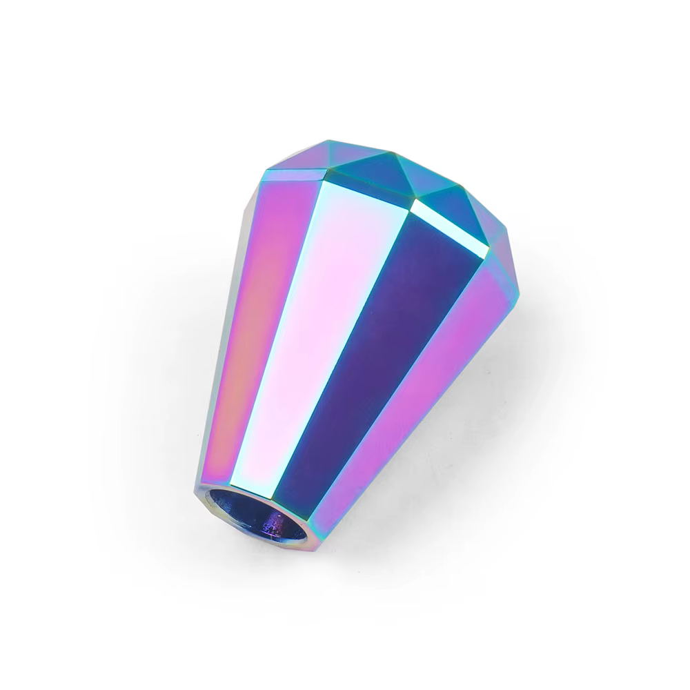 Pomo de cambio de aluminio tipo diamante universal - imagen 5