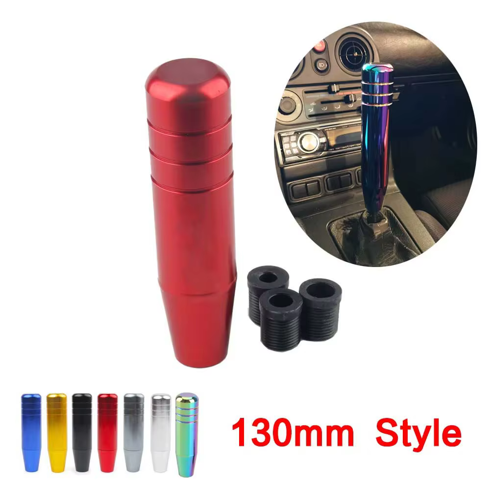 Perilla cambio manual universal aluminio 8 colores 13cm